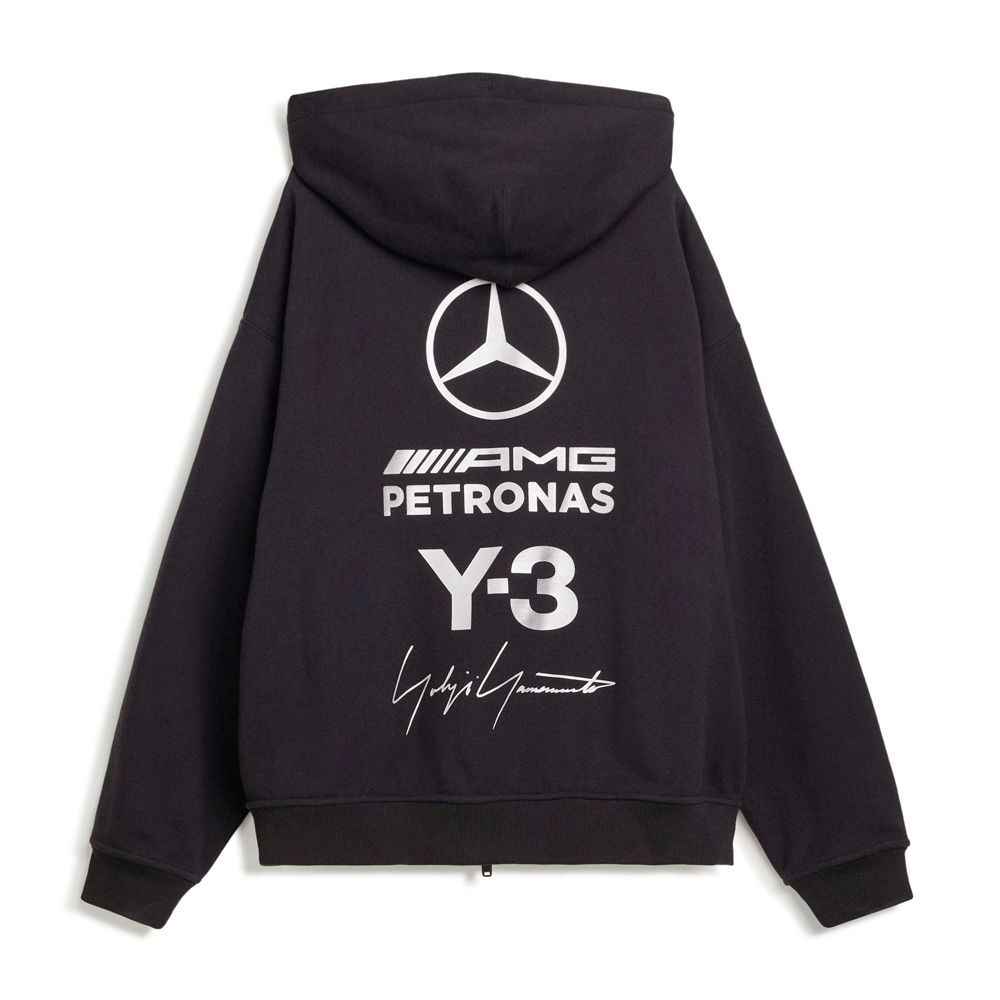 U F1 ZIP HOODIE - BLACK / ジップアップ パーカー / KR2242