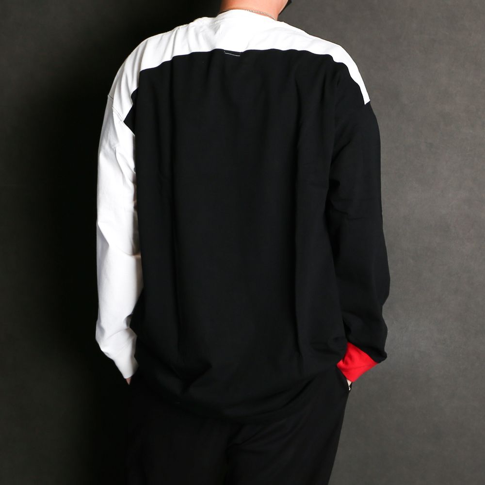 MICKEY ASYMMETRIC LONG SLEEVE TEE / Tシャツ / MIMI-TEE-U06