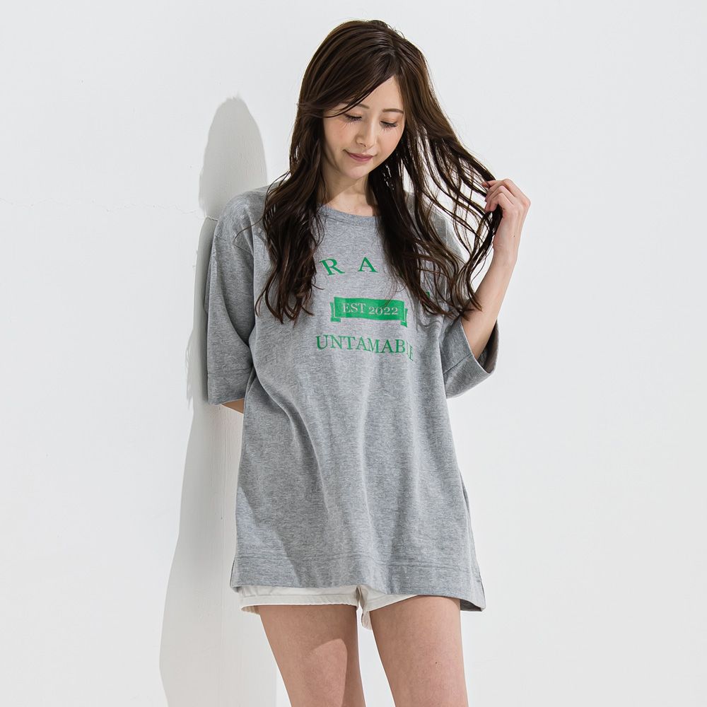 vintage college crew T / オーバーサイズ カレッジTシャツ / OR2-T-001
