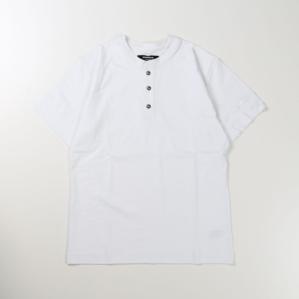 SILKETE HENRY NECK RELAX T-SHIRTS / シルケット ヘンリーネックTシャツ  / UST-22023