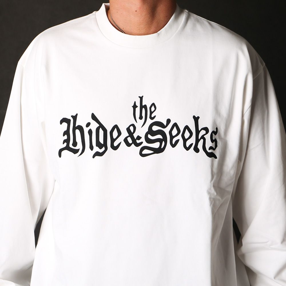 " HIDEANDSEEK × Toru Nishiura " / The H&S L/S Tee - WHT / Tシャツ / H30th-091426