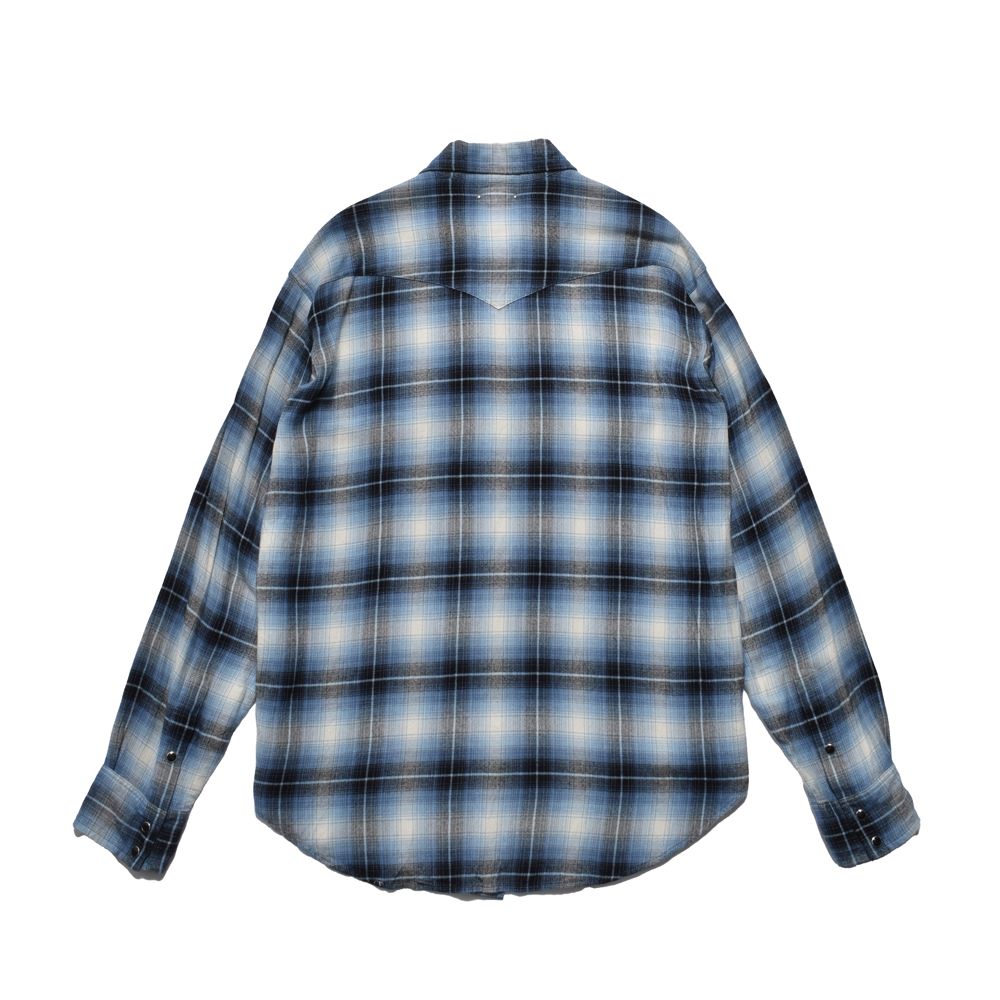 R.Flannel Ombre Western Shirt  - BPT / MDFBF10502