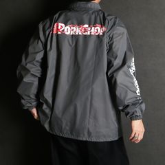BURNING LOGO COACH JKT - CEMENT / コーチジャケット