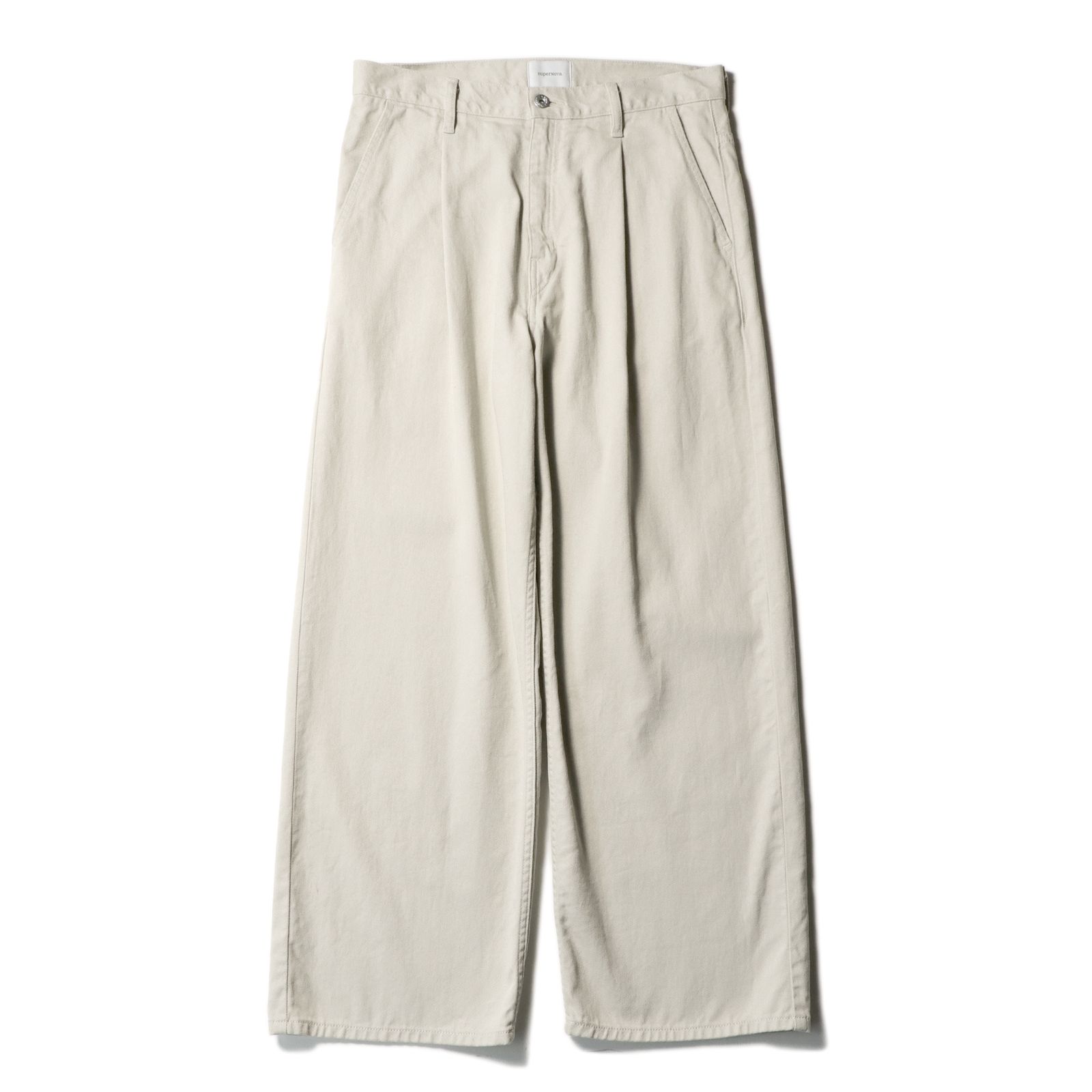 【ラスト1点-サイズS】 Katsuragi wide jeans / ワイドデニム - コットンドリルツイル / SNJ-39C