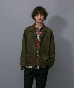 TECH KNIT SUEDE JK / ダンボールスエード カバーオール / 179204