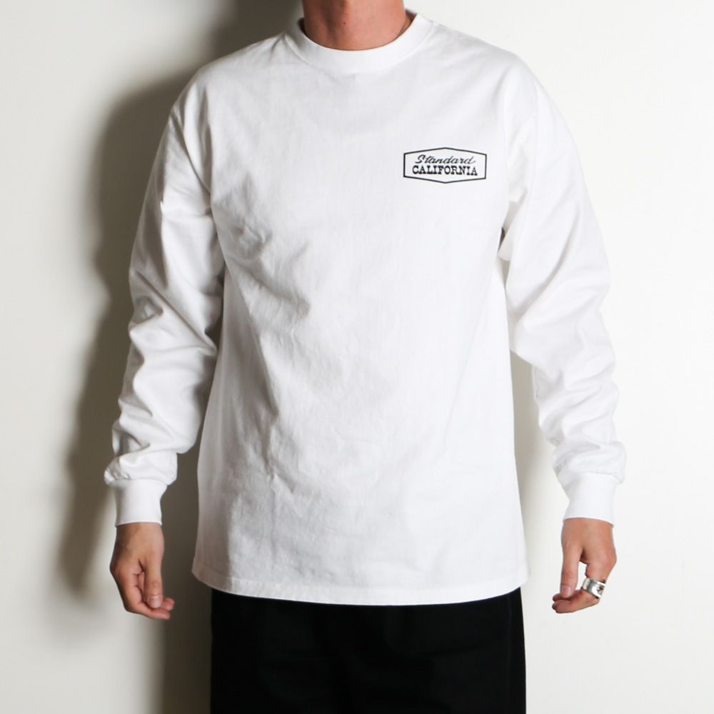 SD Heavyweight Stadium Logo Long Sleeve T - WHITE /  Tシャツ / TSOLB120