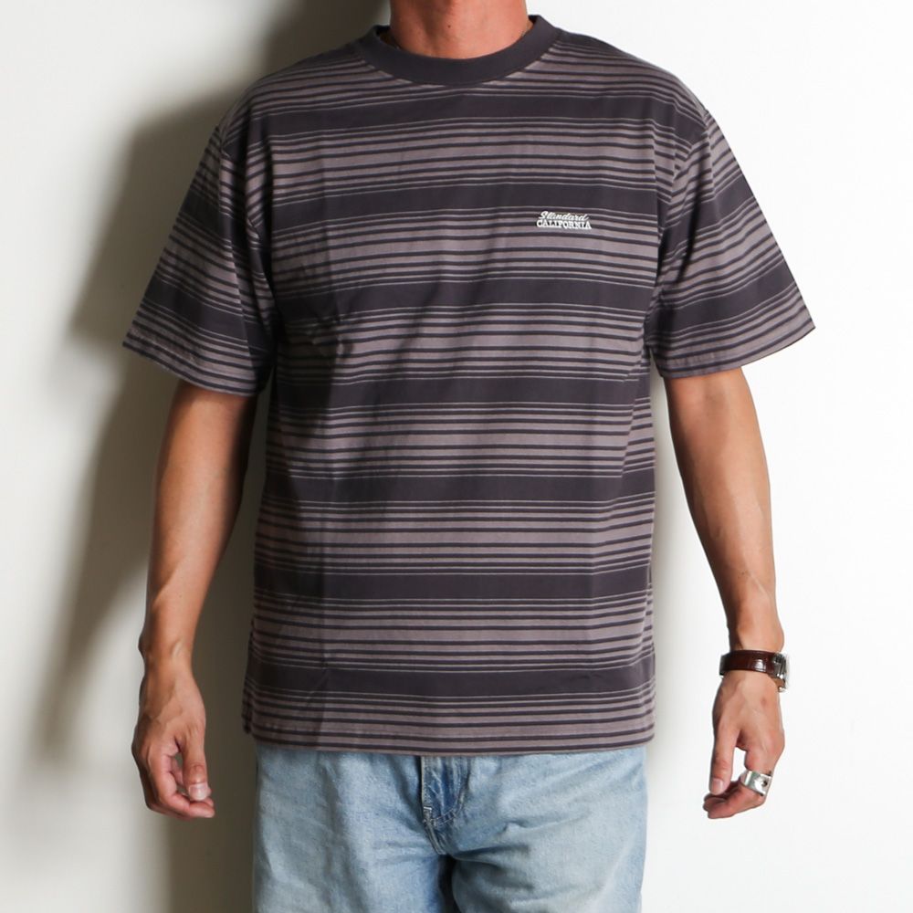 SD Heavyweight Border T - Black / Tシャツ / TSOAA150
