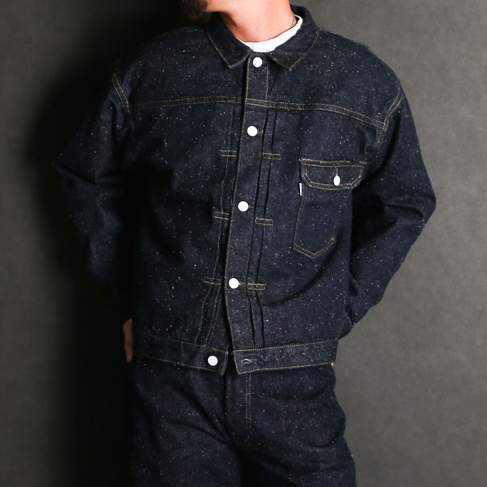 #001 T-BACK DENIM JACKET ONE-WASHED / JK-YY-0001