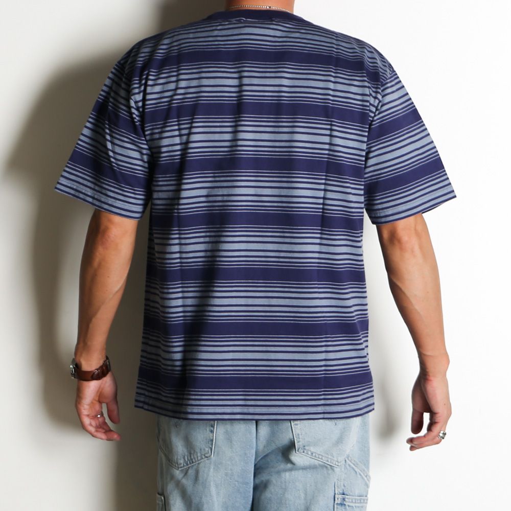 SD Heavyweight Border T - Blue / Tシャツ / TSOAA150