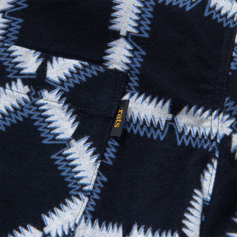 RATS - NATIVE PRINT FLANNEL SHIRT / ネイティブ フランネルシャツ