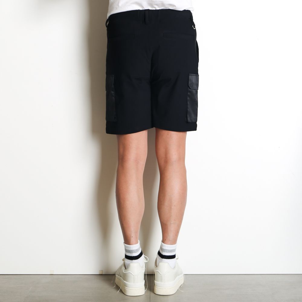 DARRELL CARGO SHORTS - BLACK / カーゴ ショートパンツ / RC40-HP-005