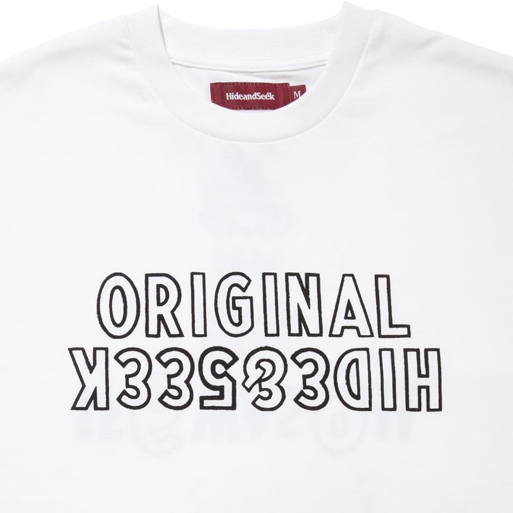 " HIDEANDSEEK × Toru Nishiura " / Original L/S Tee - WHT / Tシャツ / H30th-091526