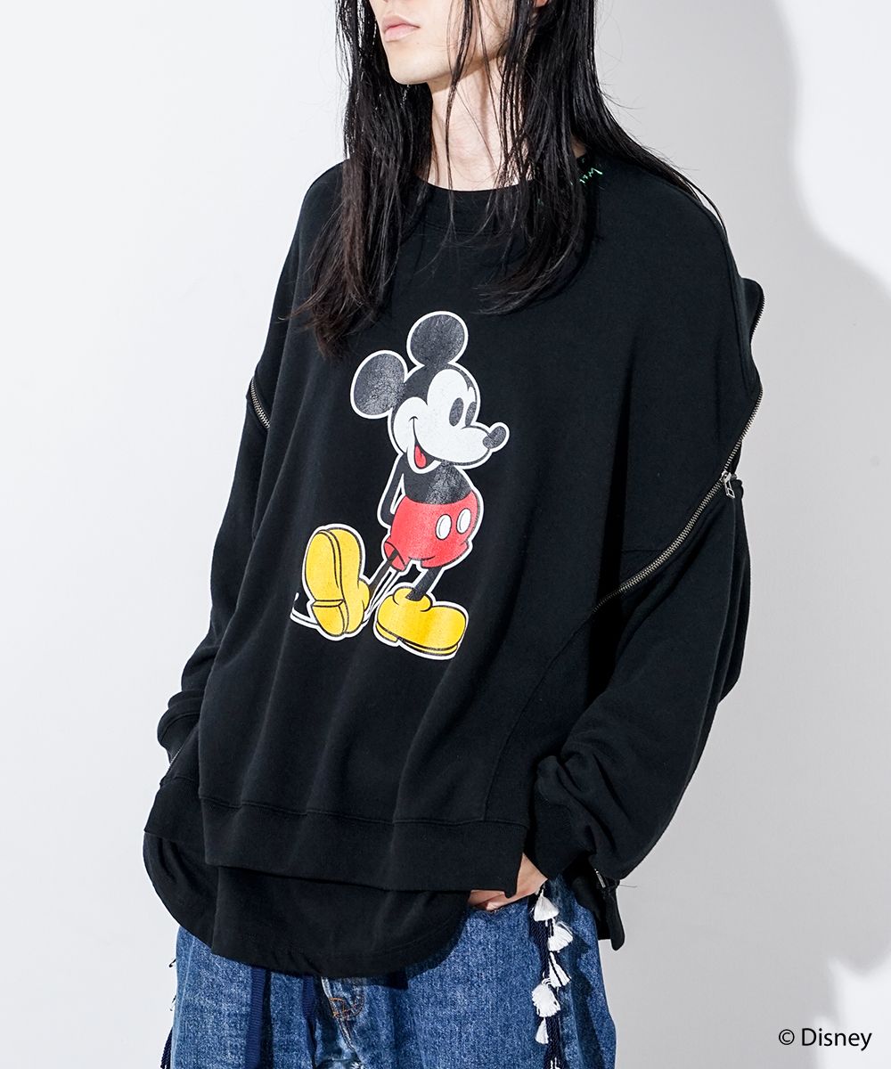 FACETASM - MICKEY ZIPPER CREWNECK / スウェット / MIMI-SW