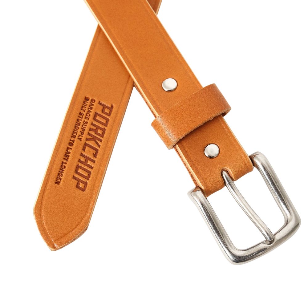 LEATER BELT 01 - Camel / レザーベルト