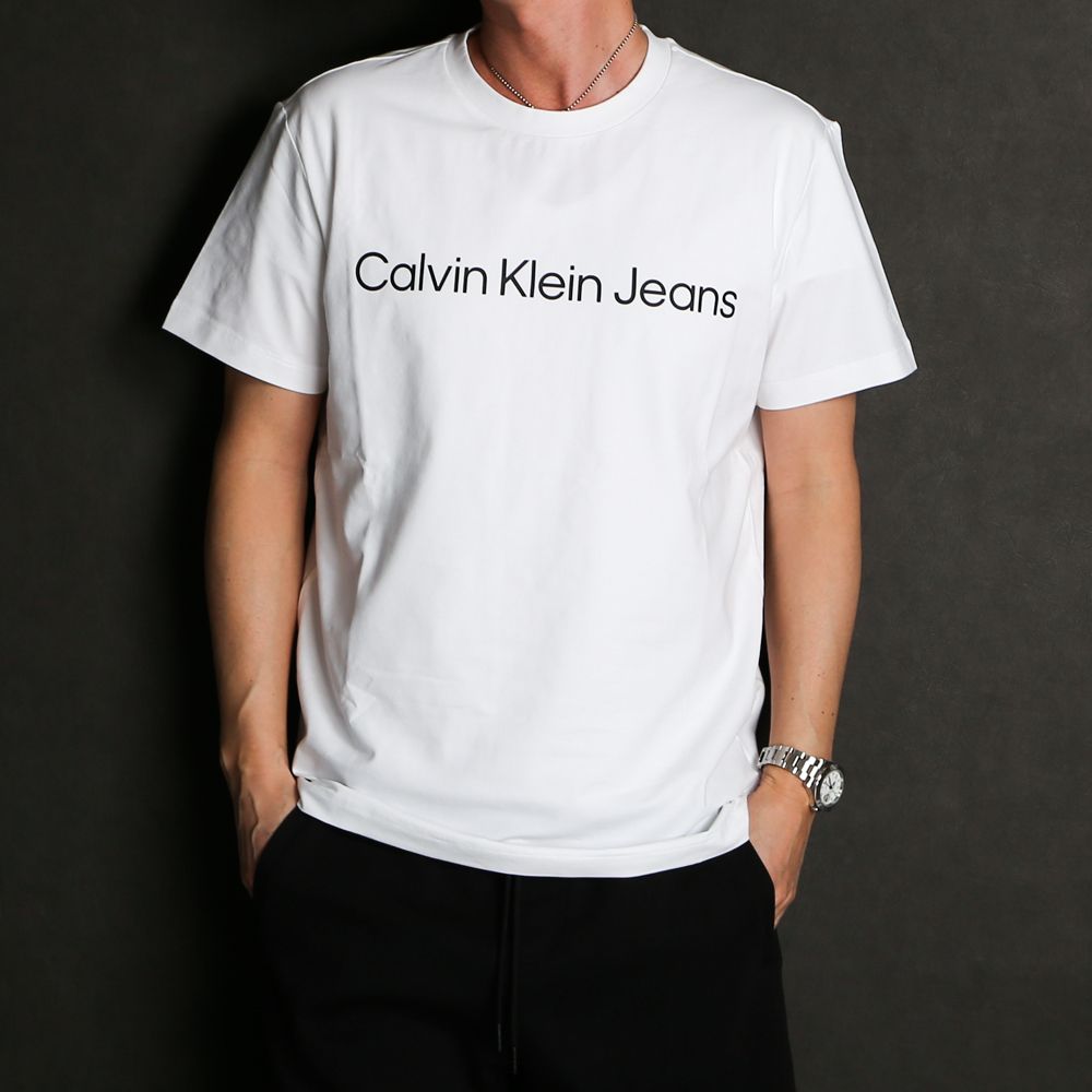 CALVIN KLEIN JEANS Tシャツ J30J322507 アイボリー
