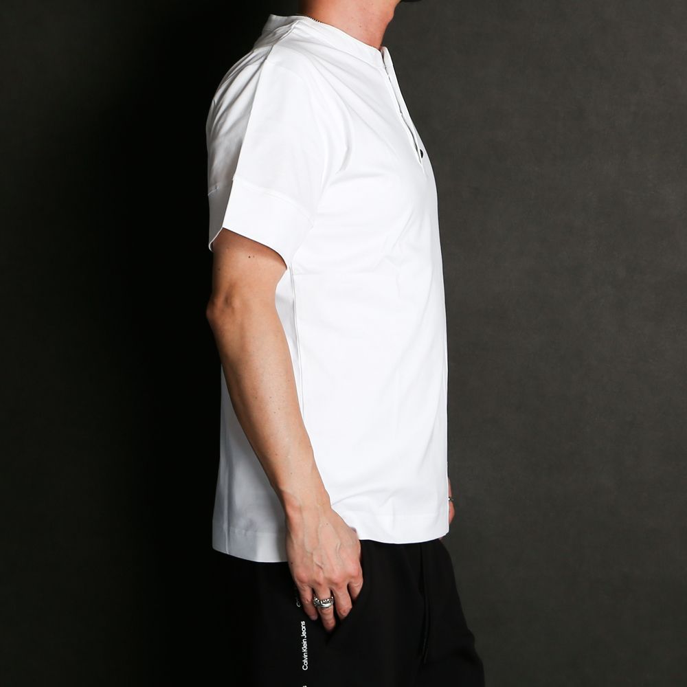SILKETE HENRY NECK RELAX T-SHIRTS / シルケット ヘンリーネックTシャツ  / UST-22023