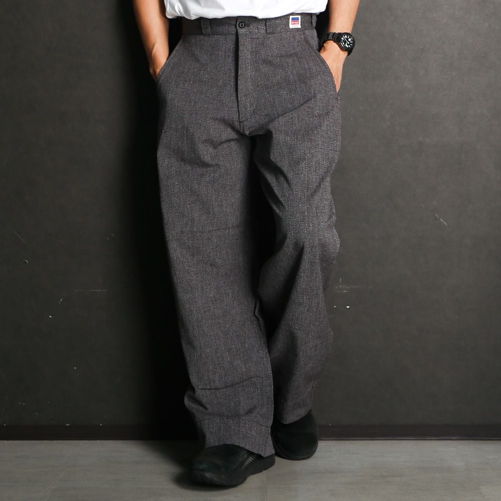 × BIG MAC / BLACK CHAMBRAY WORK PANTS / 2262-PT60-026