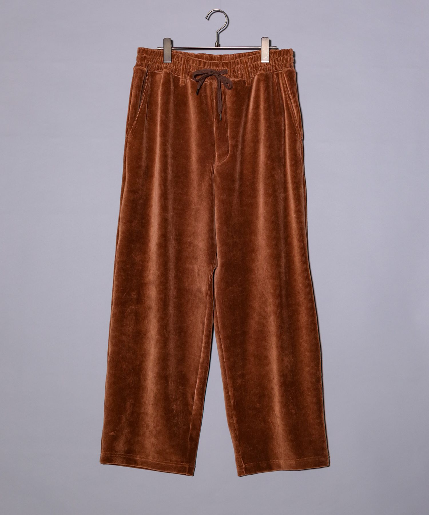 CUT CORDUROY EASY PT / コーデュロイ風 イージーパンツ / 479209