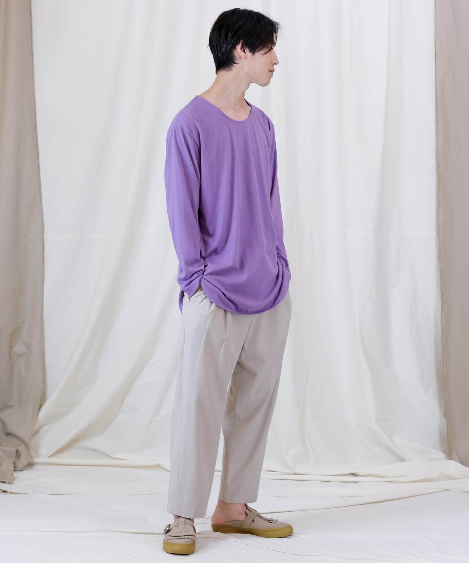 LAYERED LONG CS / レイヤード ロングカットソー / 179101