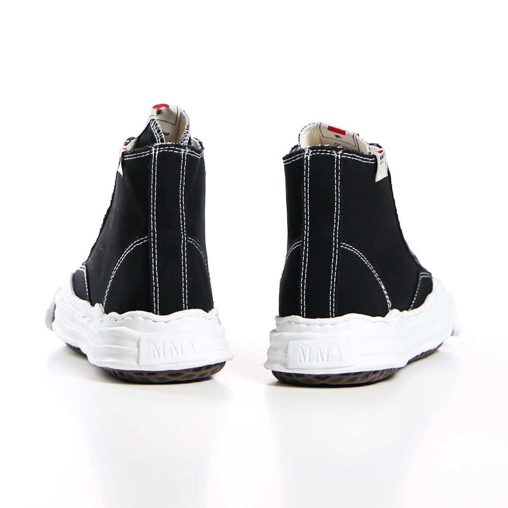 スニーカー MIHARAYASUHIRO SS25 'Hank High' sneakers (A05FW701 BLACK) Mihara Yasuhiro Hank High OG Sole - Black – Kith Europe