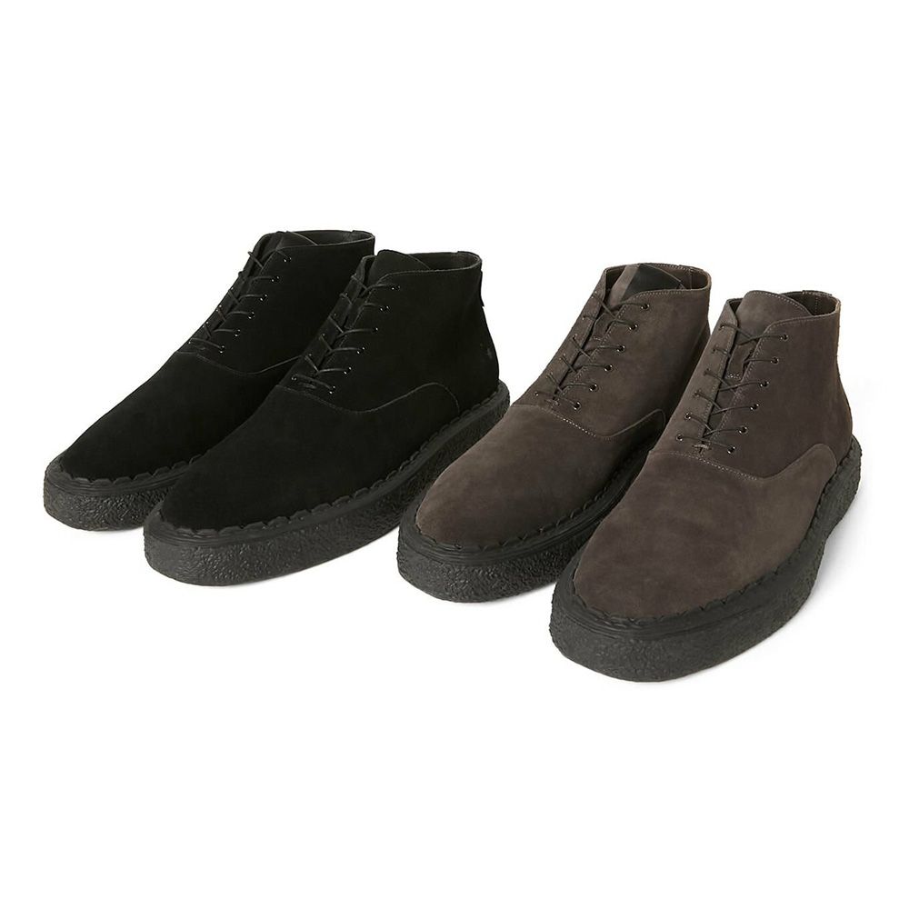 × General Scale. Maison MIHARA YASUHIRO  / Suede Lace-up Boots - Black / 2252-SE01