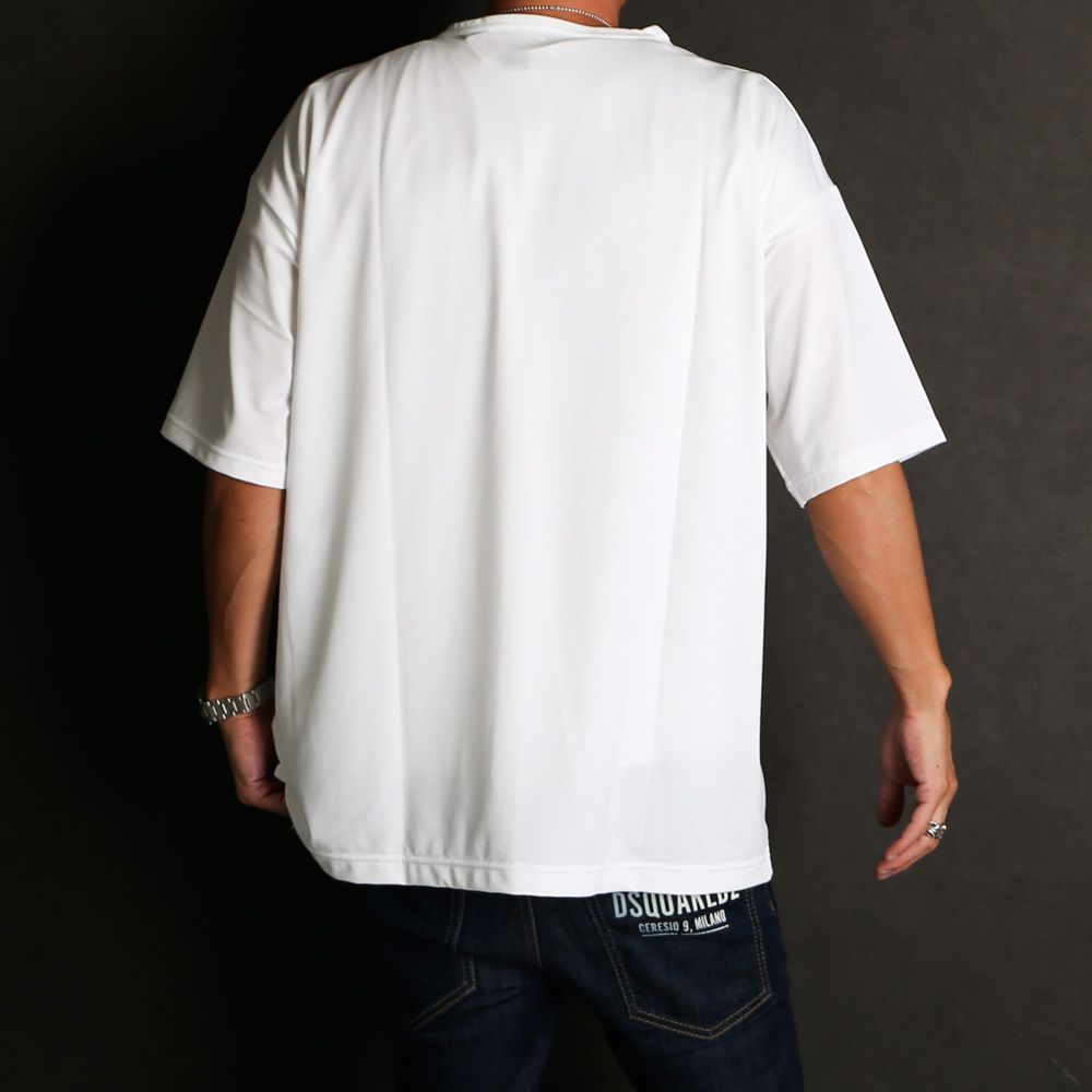 RC ROGO MESHLOOSE TEE / ドロップショルダー メッシュTシャツ / RC28-T-004
