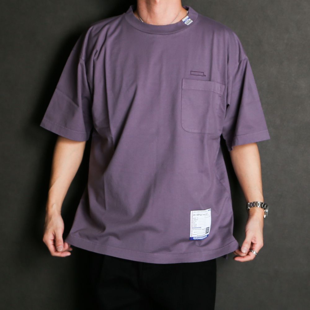 Maison MIHARA YASUHIRO/メゾンミハラヤスヒロ　23SS　グラフィックプリントレイヤードTシャツ　A10TS641　サイズ：46　カラー：ブルー60cm身幅