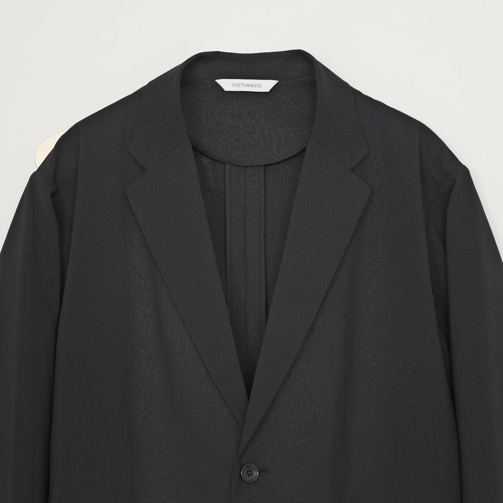 STRETCH TECH JACKET - BLACK / テーラードジャケット / VTM-26-O-001