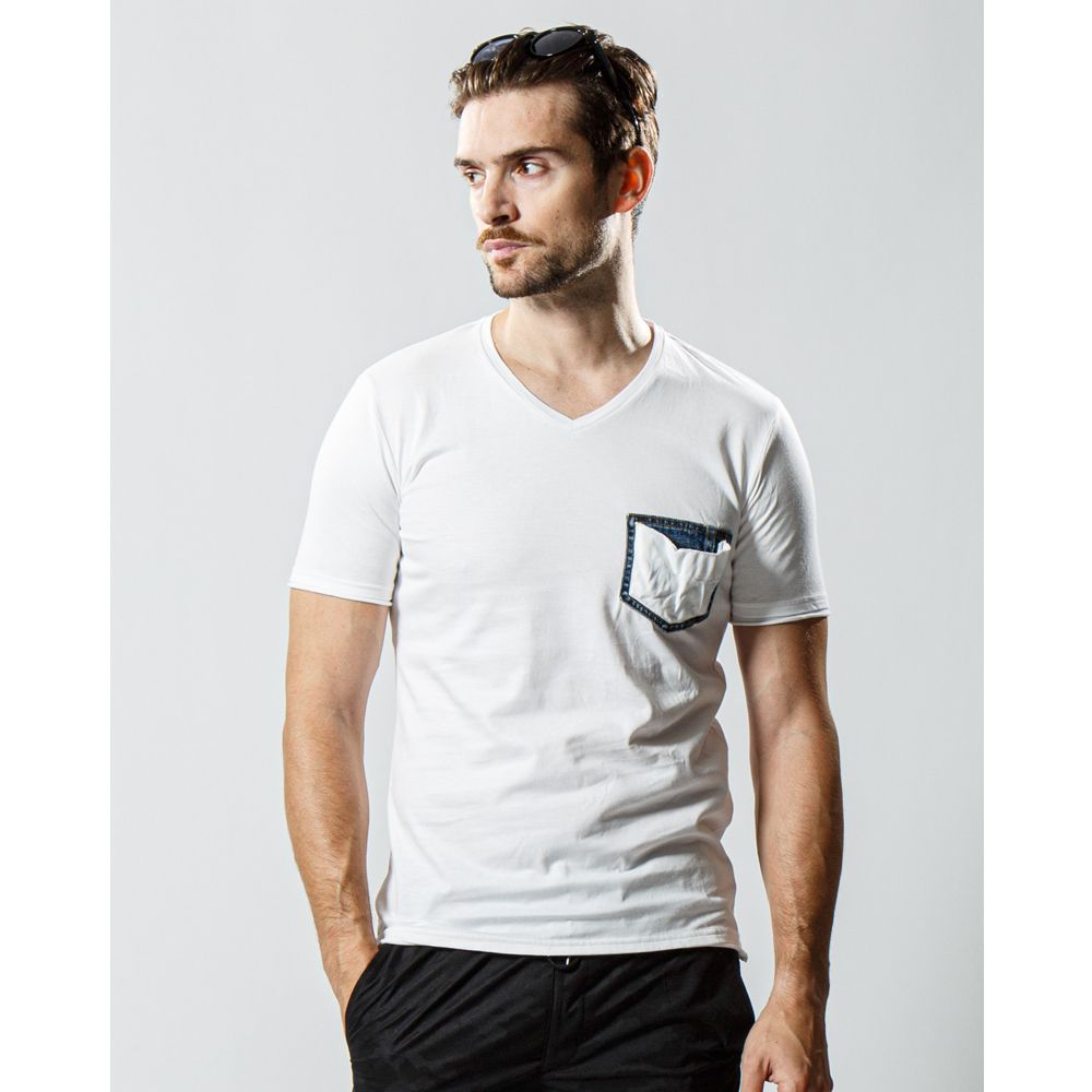 denim pocket-T / デニムポケット カットオフTシャツ / 7943 lj91t