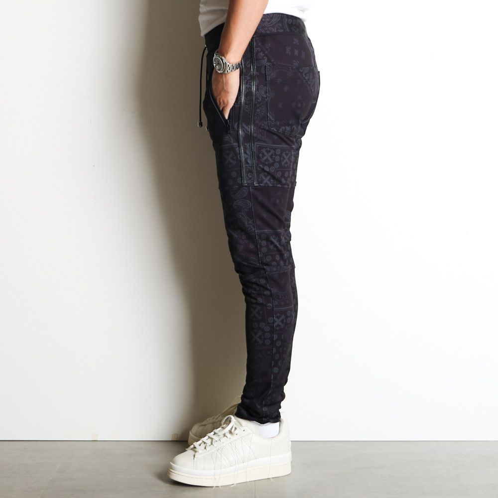 Johnson LINE HEAT PT - paisley BK / ジョンソンラインヒートパンツ / RC38-ST-009H