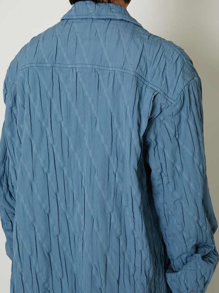 "COTTON PLEATS" SHIRTS / オープンカラーシャツ / TA23AW-SH024