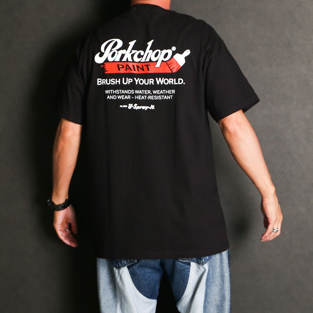 PCP LOGO TEE - BLACK / ショートスリーブTシャツ