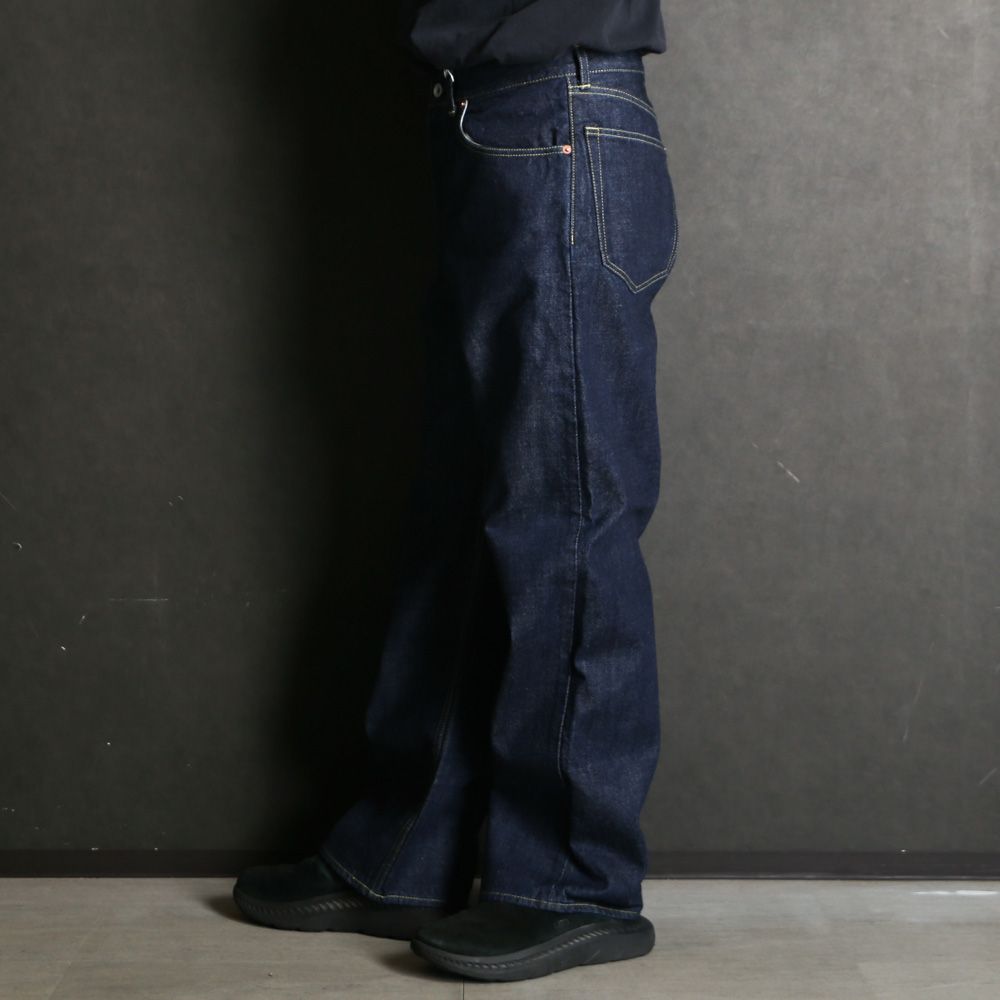 CLEAN CYLINDER FIT JEANS - INDIGO O.W / オーガニックコットン 13.5oz セルビッチデニム - クリーンシリンダーフィットジーンズ / M26A10PT02C