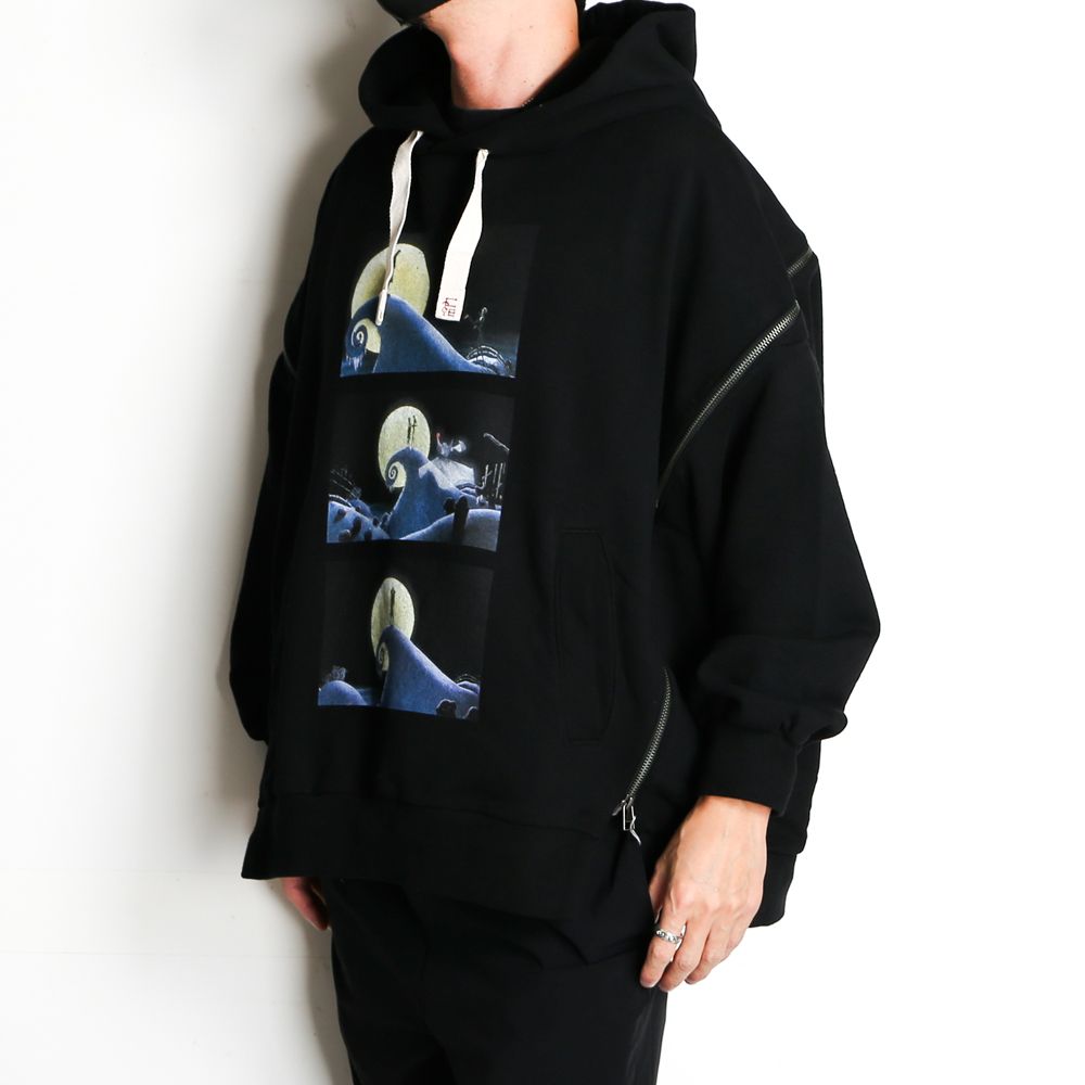 FACETASM - NIGHTMARE BEFORE CHRISTMAS ZIPPER HOODIE ROMANTIC