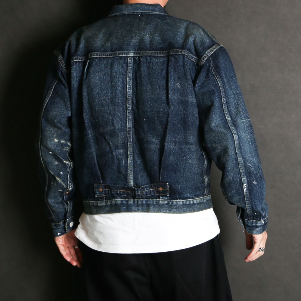 【ラスト1点-サイズM】 #001 T-BACK DENIM JACKET / 2026JK-YY-0001
