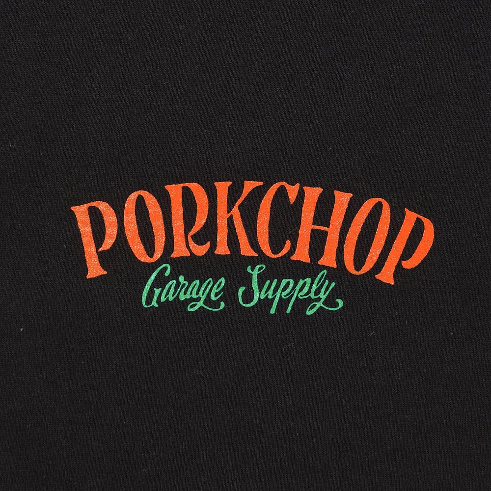 PORK BACK TEE - BLACK / ショートスリーブTシャツ