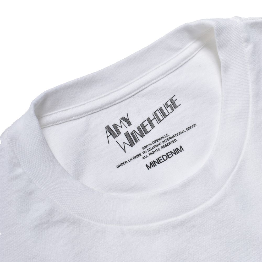 Amy Winehouse "Profile" Photo S/S Tee - WHT / MND-AMW001