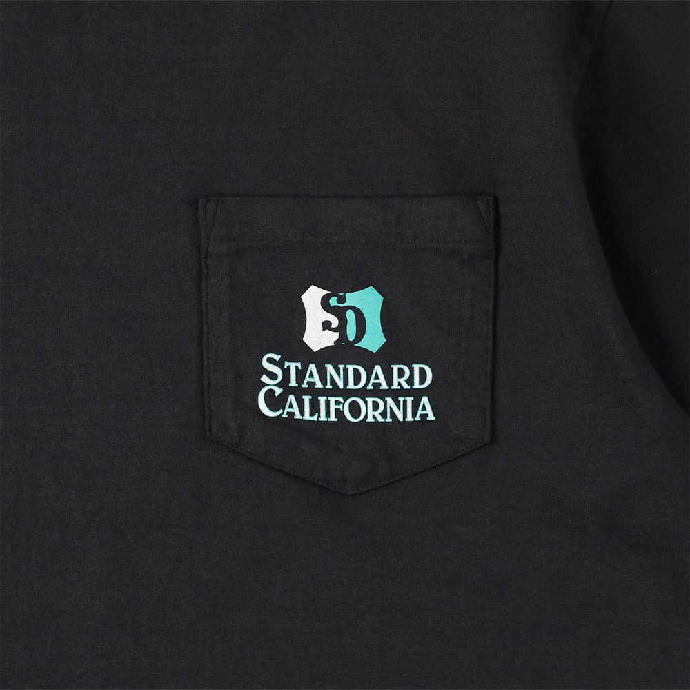 SD Heavyweight Shield Logo Pocket T - Black / Tシャツ / TSOAF100