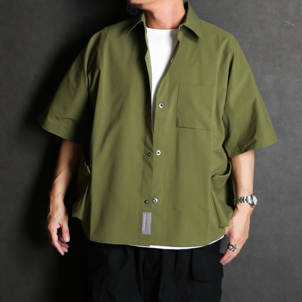 トップス POLIQUANT POCKET SHIRTS POLIQUANT / ポリクアント THE MULTIPLE POCKETS S/S SHIRT