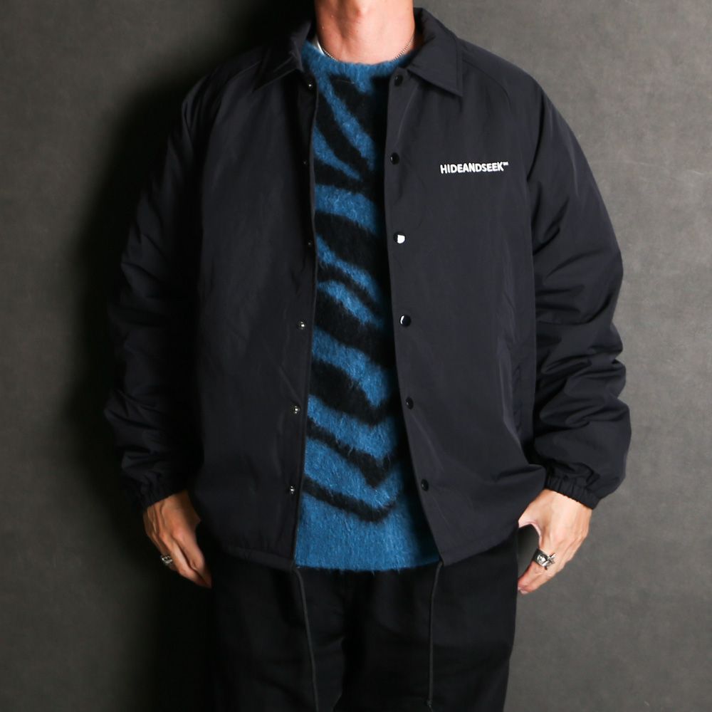 HideandSeek - 【ラスト1点-サイズXL】 Quilted Team Jacket(24aw) - BLK / キルティング チーム ジャケット / HJ-110324 | chemical conbination