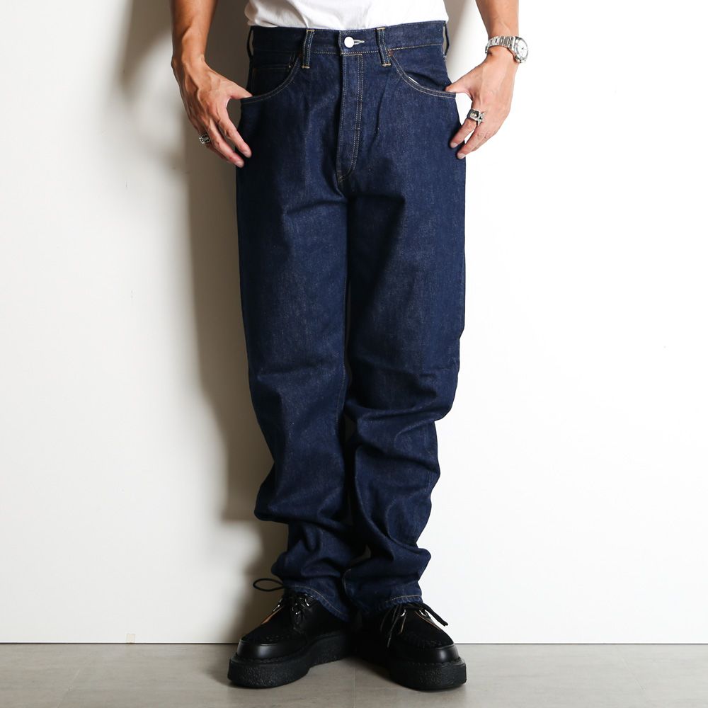 MASSES × Maison MIHARA YASUHIRO / DENIM PANTS ONE WASH MMY - INDIGO / セルヴィッヂデニム 5ポケットパンツ / C15PT036