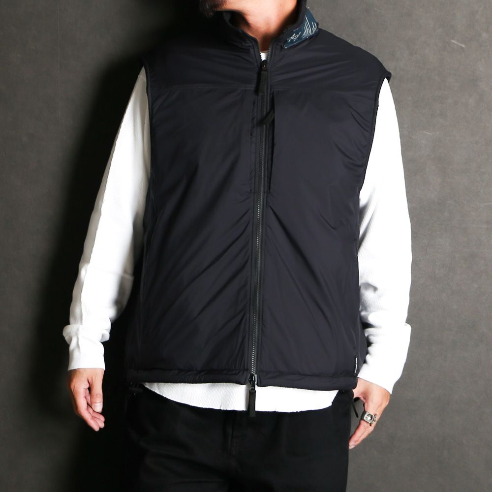 × WILD THINGS / REVERSIBLE VEST - BLACK / 9252-VE01-003