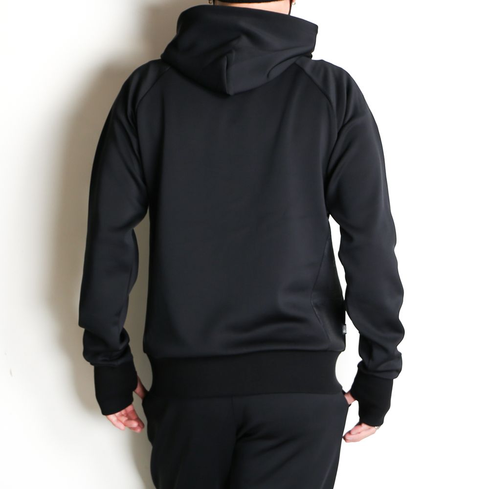 DOUBLE KNIT EMBOSS LOGO ZIP HOODIE / ジップアップ フーディー / 12561