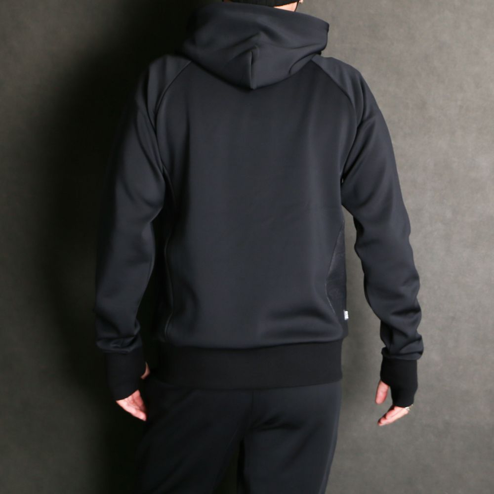 SY32 by SWEET YEARS - DOUBLE KNIT EMBOSS LOGO ZIP HOODIE / ジップ 