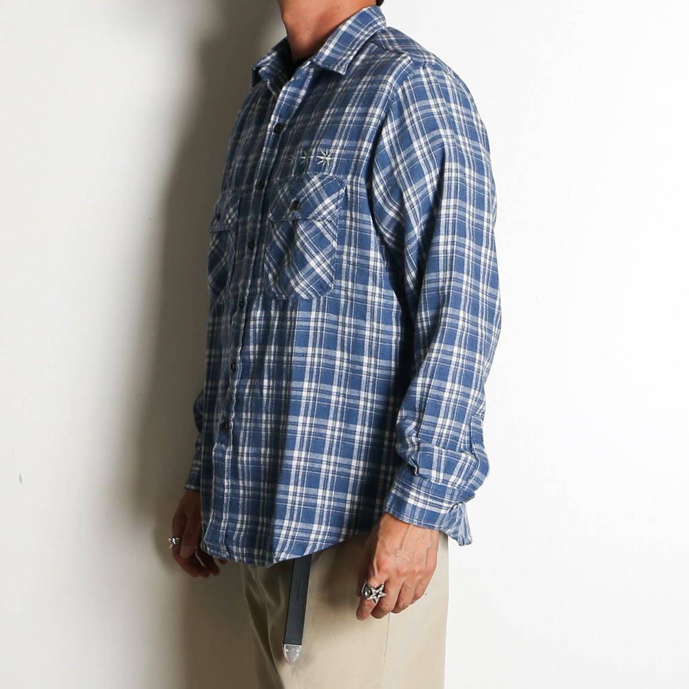 Flannel Shirt - Blue / フランネルシャツ / GD0468