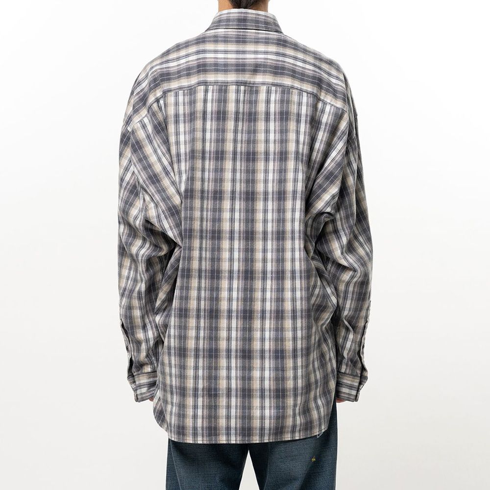 Check Long Sleeve Shirt - Black / チェック ロングスリーブ シャツ / J17SH186