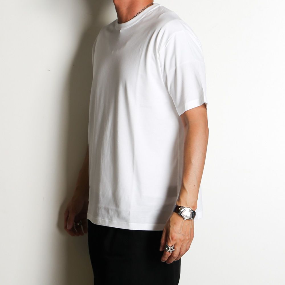 NEW RELAXED FIT Tee - WHITE / オーガニックGIZA 70/2天竺 - ニューリラックスドフィットTee / A26B08CS01B