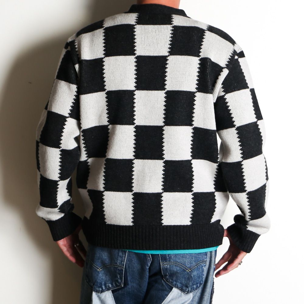 CHECKER CARDIGAN / チェッカー カーディガン / 25'RN-1108