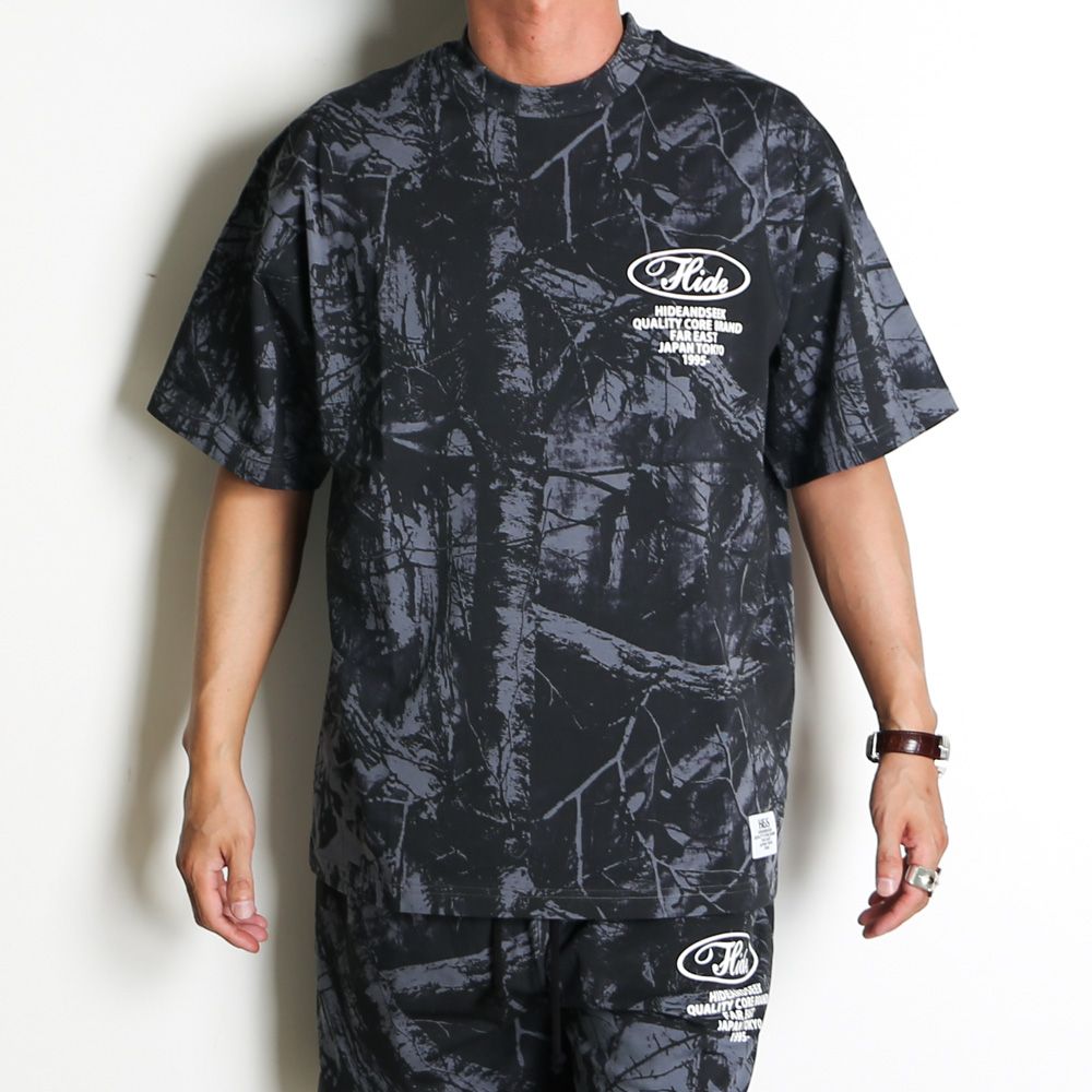【ラスト1点-サイズXL】 Camo S/S Tee (Loose Fit) - Realtree BLK / Tシャツ / HT-050626