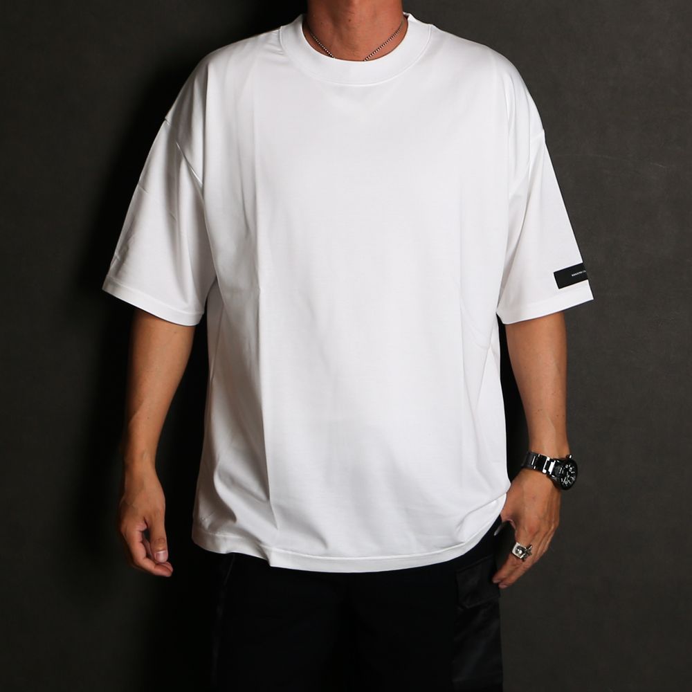 REV MESH OVER TEE - WHITE / オーバーサイズ メッシュTシャツ / RC40-T-004